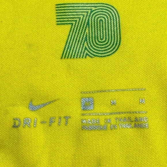 Brasil Nike Soccer Football Green Yellow Jersey Men’s Medium - Picture 6 of 12